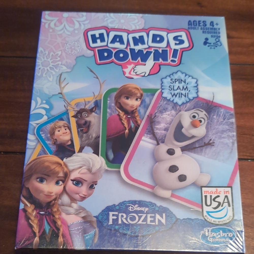 Disney Frozen Hands Down Game - Blue and White